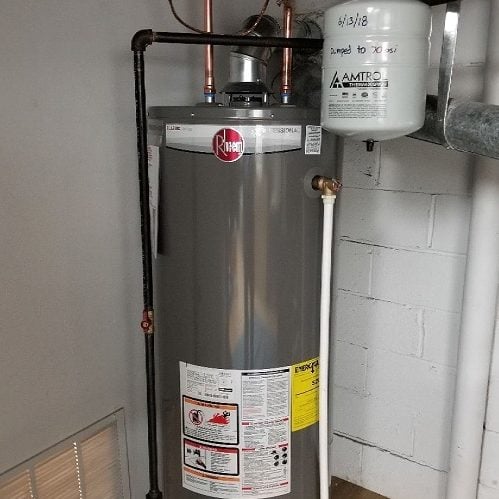 BOMB Gas Water Heater installation 