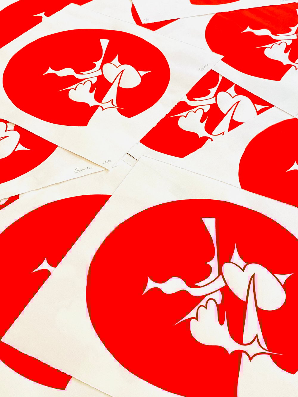 Proteus Screen Print Red