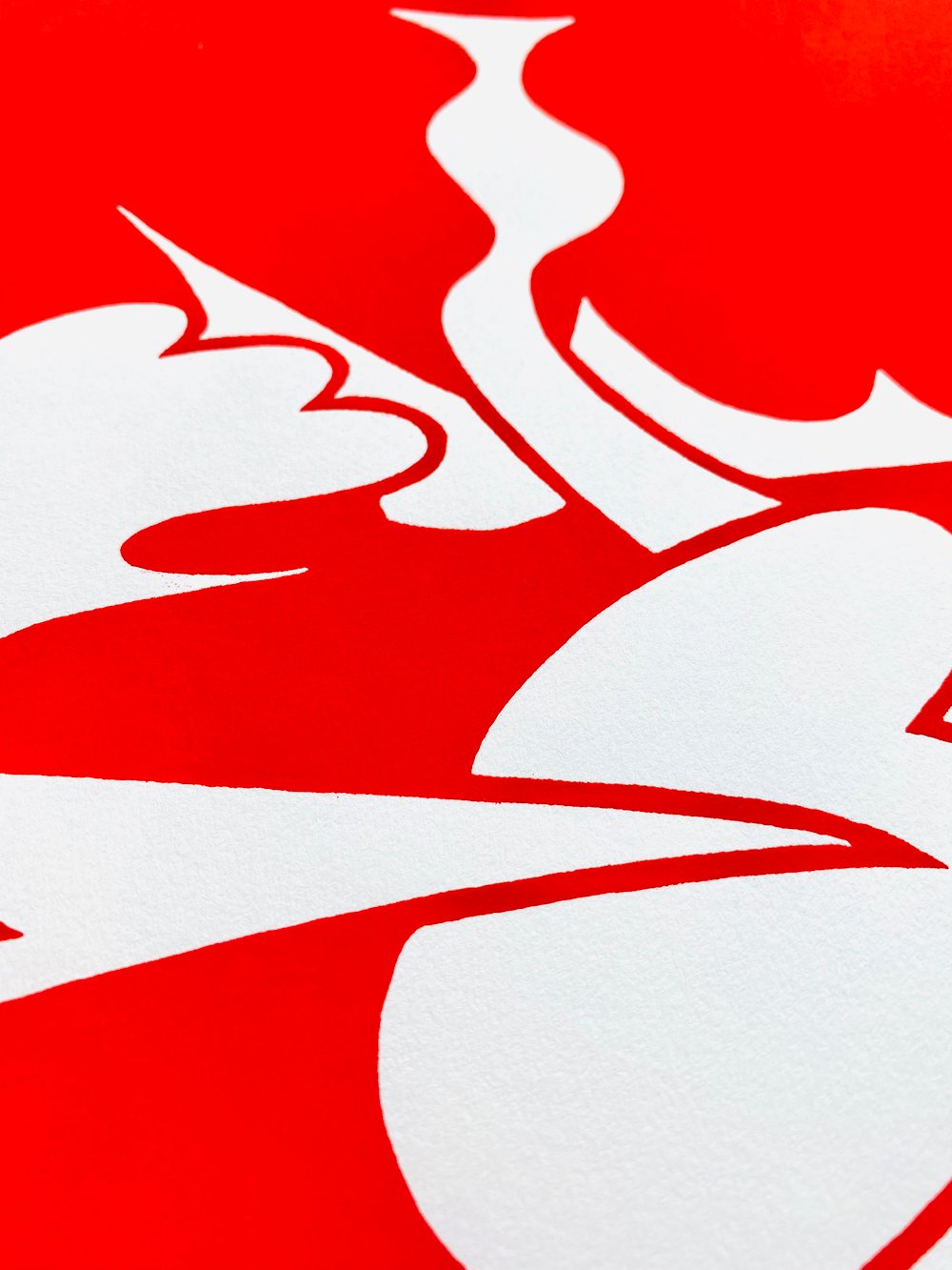 Proteus Screen Print Red