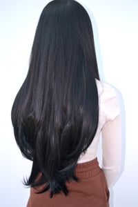Image 4 of ARABELLA STRAIGHT CLIP IN HAIR EXTENSIONS