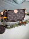 3pc Lv crossbody purse