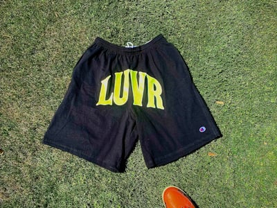 Image of LUVR “GLOW IN THE DARK” champion shorts 