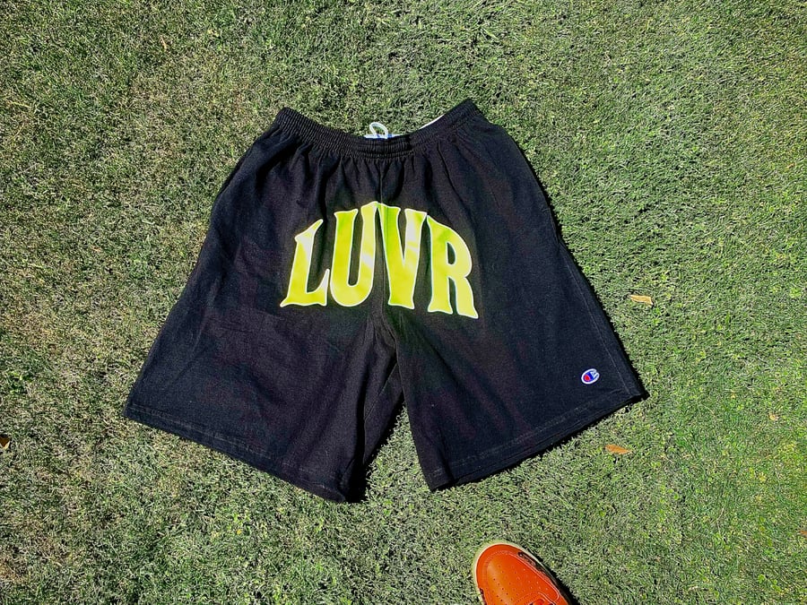 Image of LUVR “GLOW IN THE DARK” champion shorts 