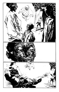 Abe Sapien Original Art page 11, Issue 5