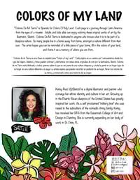 Image 2 of "Colores De Mi Tierra" Coloring Book