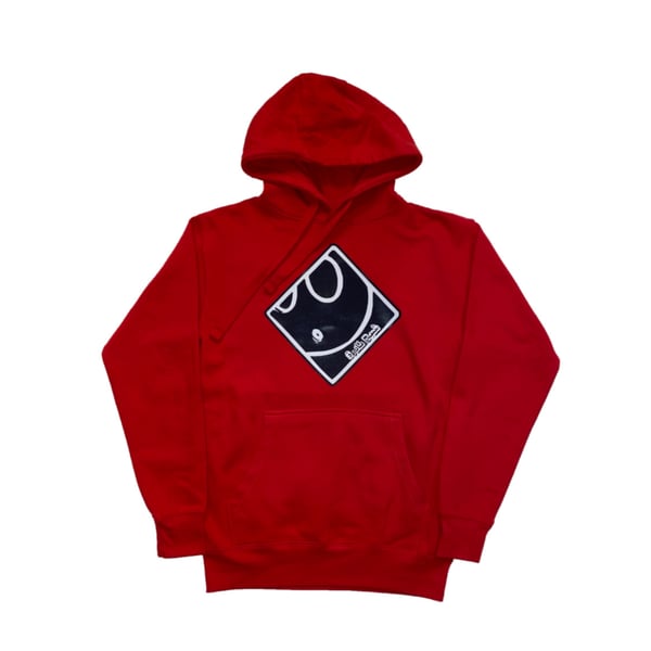 Image of Ghost Hoodie in Cherry Red/White/Navy Blue
