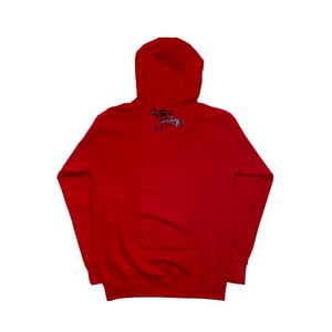 Image of Ghost Hoodie in Cherry Red/White/Navy Blue