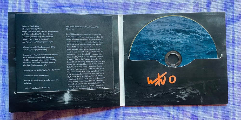 Wino - Adrift (signed CD)