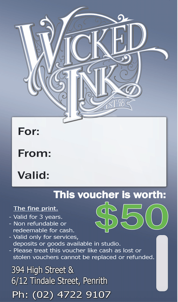 Image of $50 Gift Vouchers