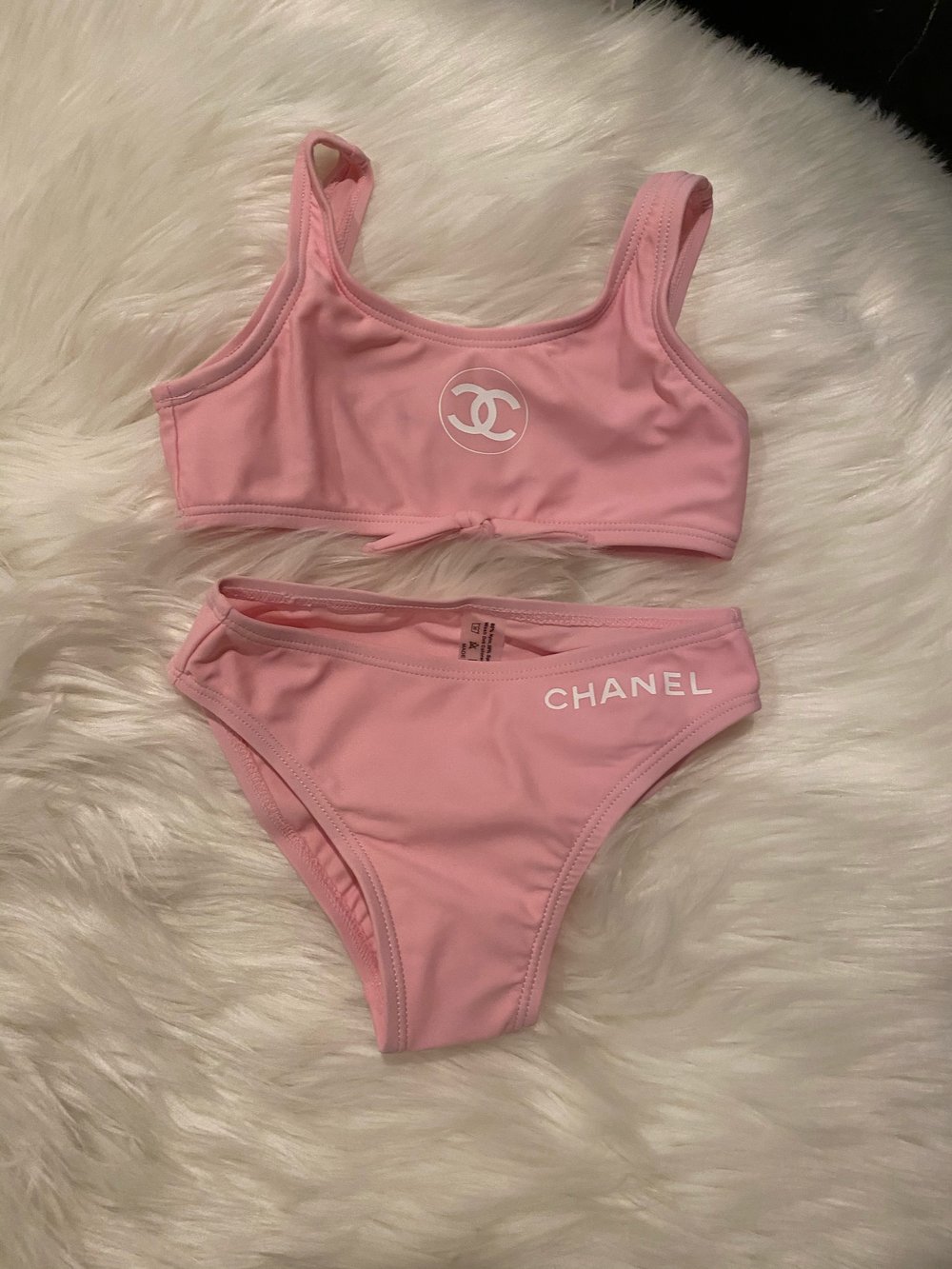 2 piece Chanel bathing suit