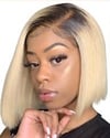 Blonde Lace Frontal Bob w/ Dark Roots