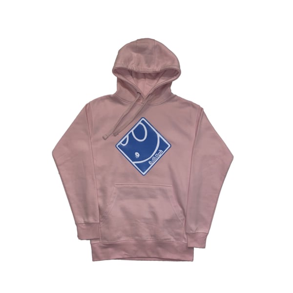Image of Ghost Hoodie in Light Pink/White/Sky Blue