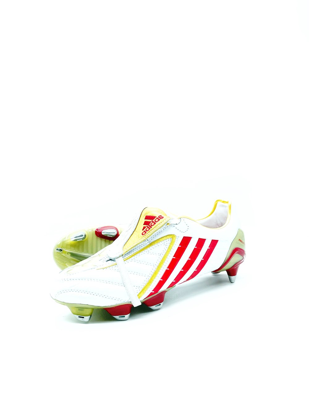Tbtclassicfootballboots Adidas Predator Powerswerve SG white red