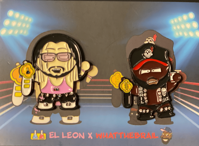 EL LEON & WHATTHEBRAIL Pin Set