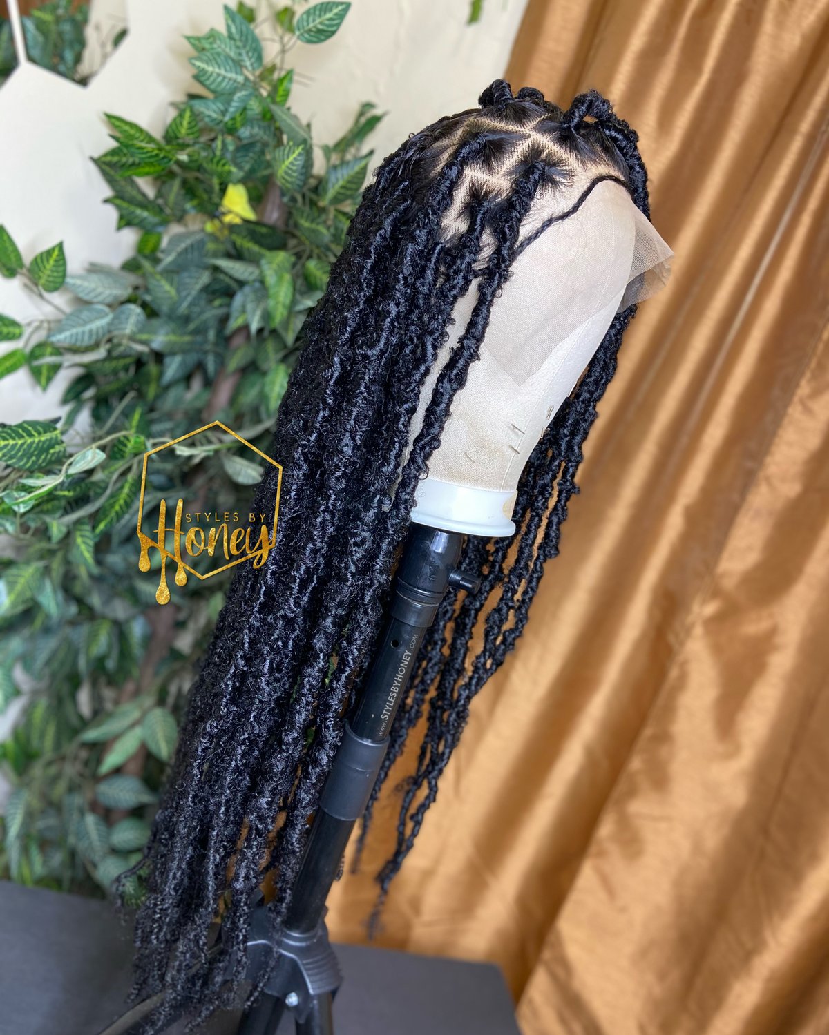 loc lace front wig