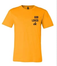 God Loves DC T-Shirt - Gold