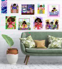 Image 2 of Taurus Sanctuary Art Print