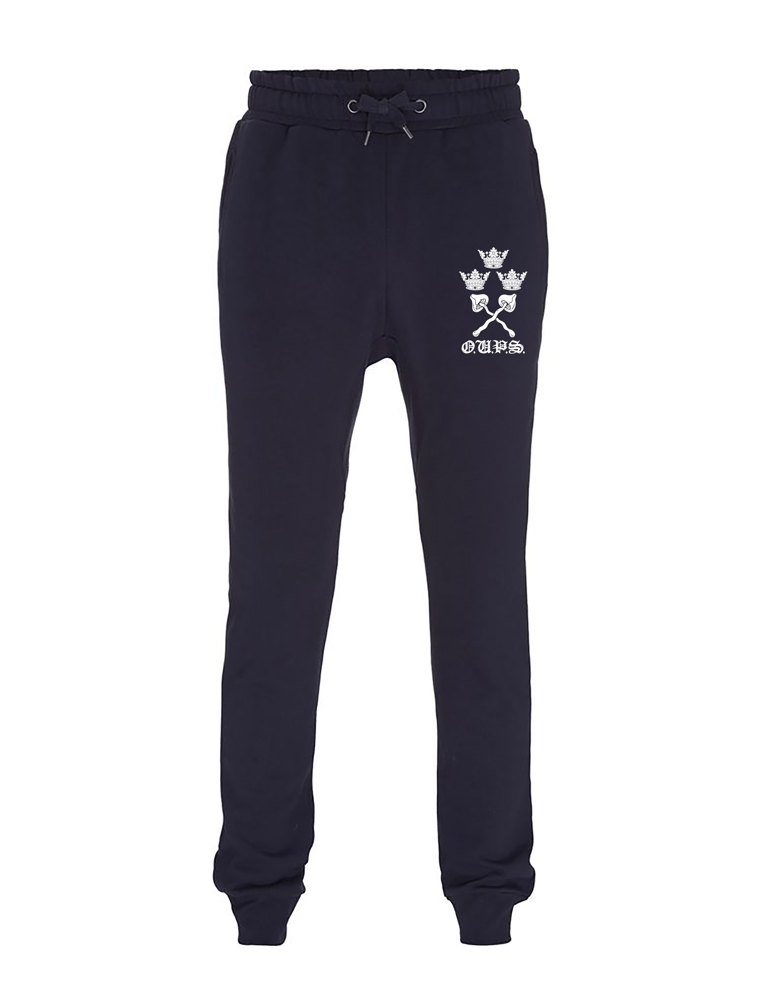 Image of Pre-order freshers varsity unisex sweat pants (joggers) navy (certified organic cotton)
