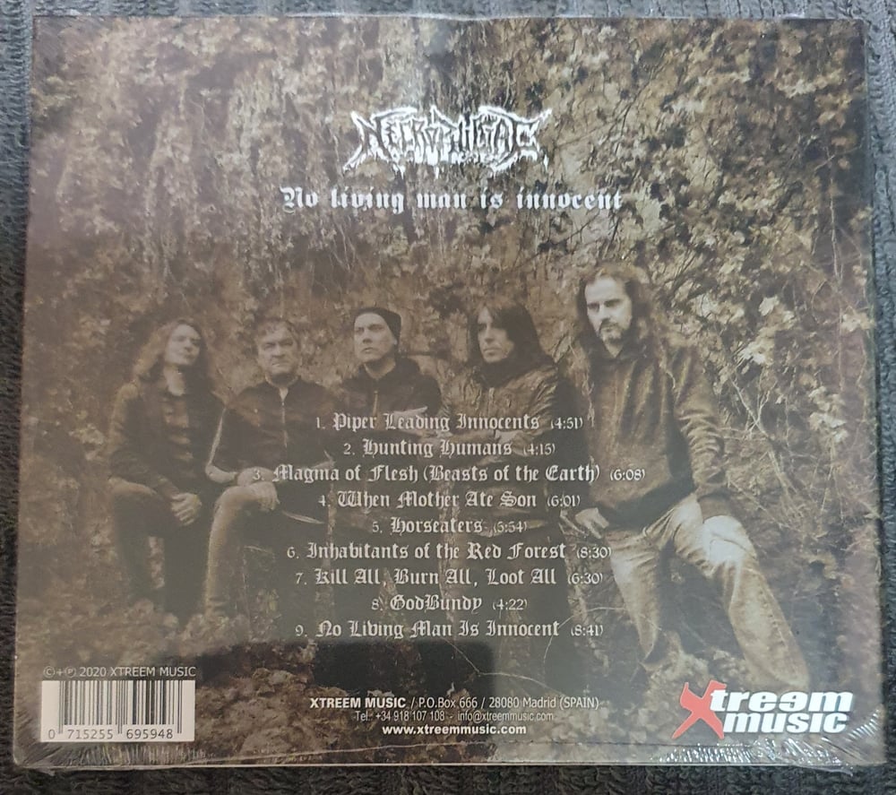 Necrophiliac - No living men is innocent Digi Cd