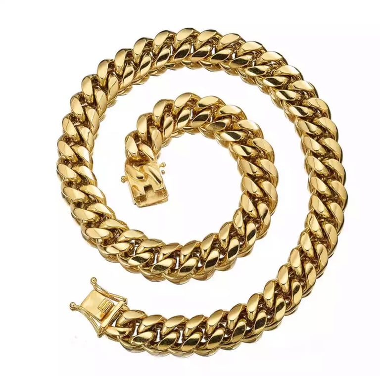 Solid Cuban Link Chain