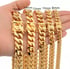 Solid Cuban Link Chain  Image 3