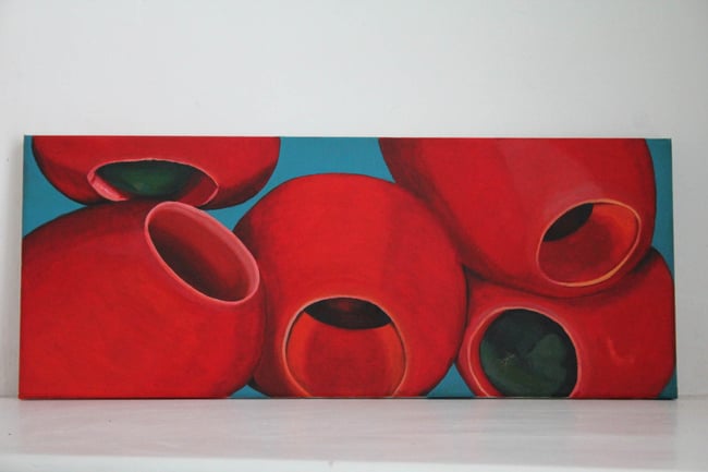 Some of yew is poisonous, original acrylic painting on canvas