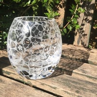 Image 2 of Pebbles and Flowers Tealight Holder