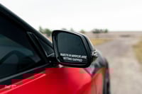 Image 4 of Objects In Mirror Are Getting Gapped Decal