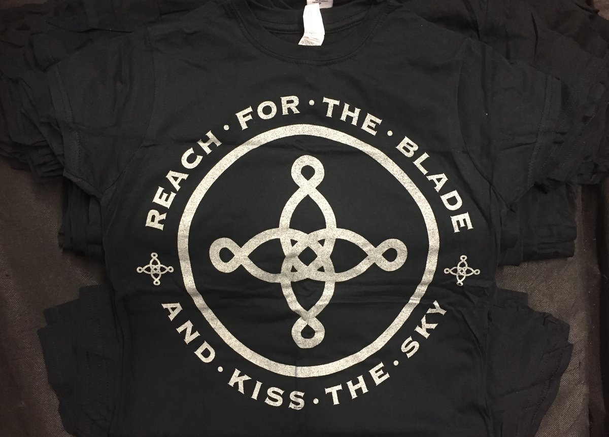 Image of Reach for the Blade Shirt. MENS AND LADIES