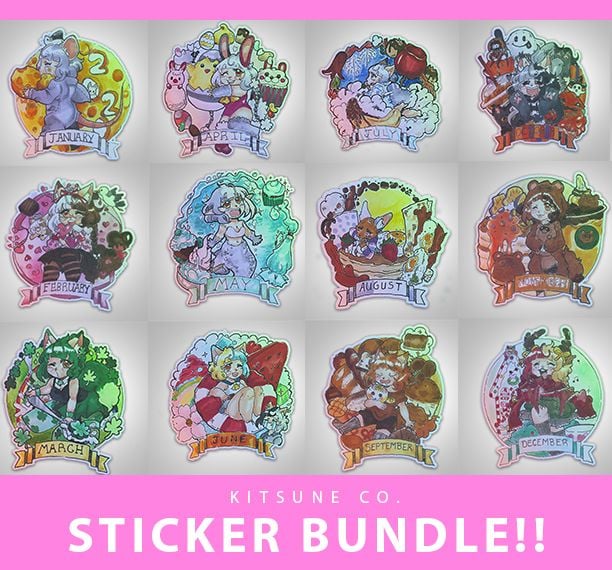 Image of Yume Monthly Sticker Bundle!!