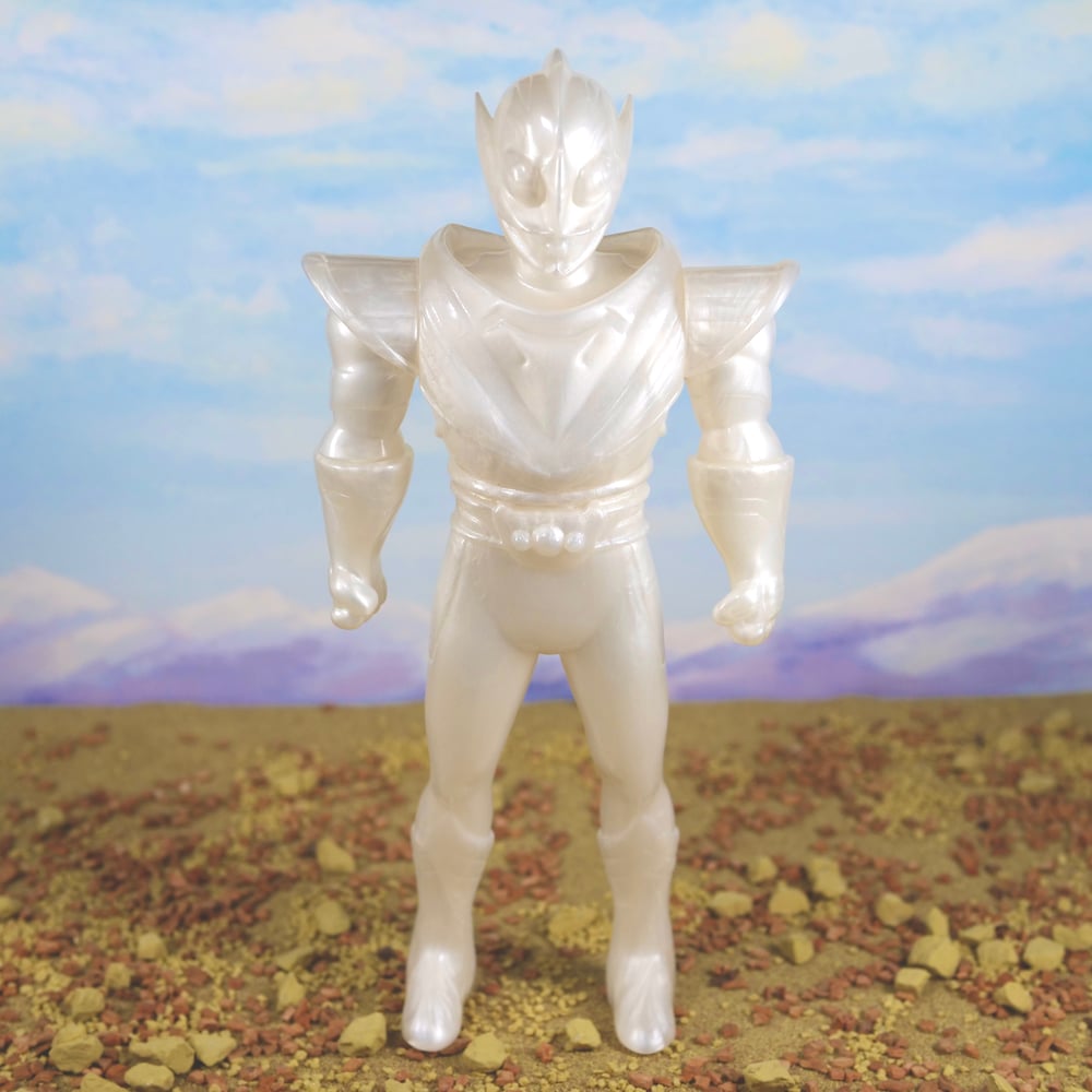 Image of Chogokin Warrior - Sofubi blank (pearl white blank)