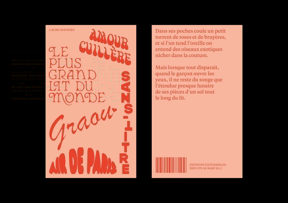 Laure Mathieu Le plus grand lit du Monde Les Éditions Extensibles