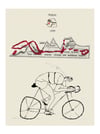 Bike Ride A4 Digital Print