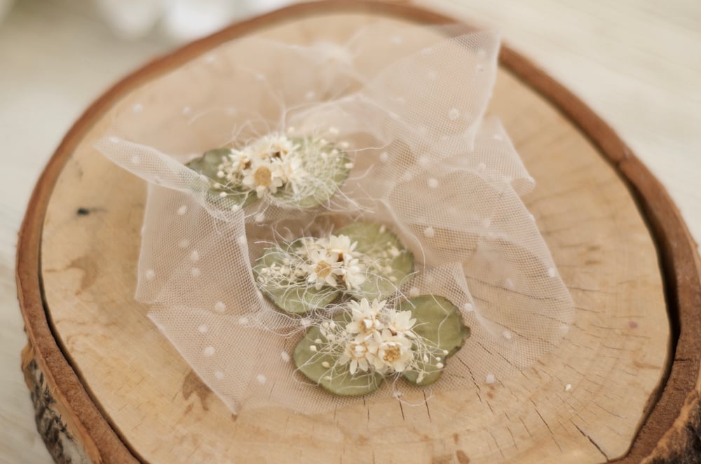 Image of Tulle and flowers headband 