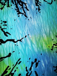 Image 3 of Shibori forest wall hanging