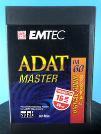 Image 1 of Emtec ADAT6016BIT - ADAT 60 Minute 16 BIT Formatted Extended Length Digital Audio Tape *Single