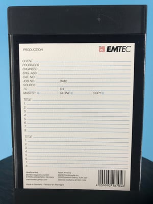 Image of Emtec ADAT6016BIT - ADAT 60 Minute 16 BIT Formatted Extended Length Digital Audio Tape *Single