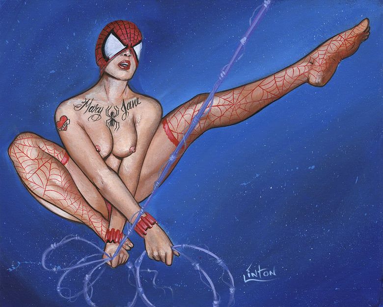 Image of "The Amazing Spider Boobs" by JR Linton