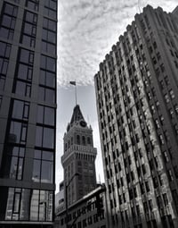 Flag on Tribune Building