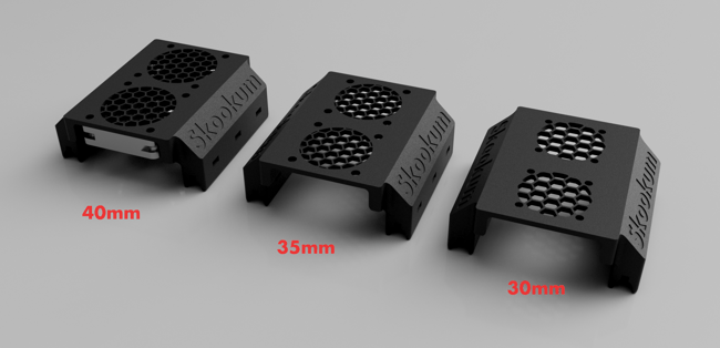 TRAXXAS XMAXX DUAL FAN MOTOR COOLER 30mm, 35mm & 40mm Fan Options
