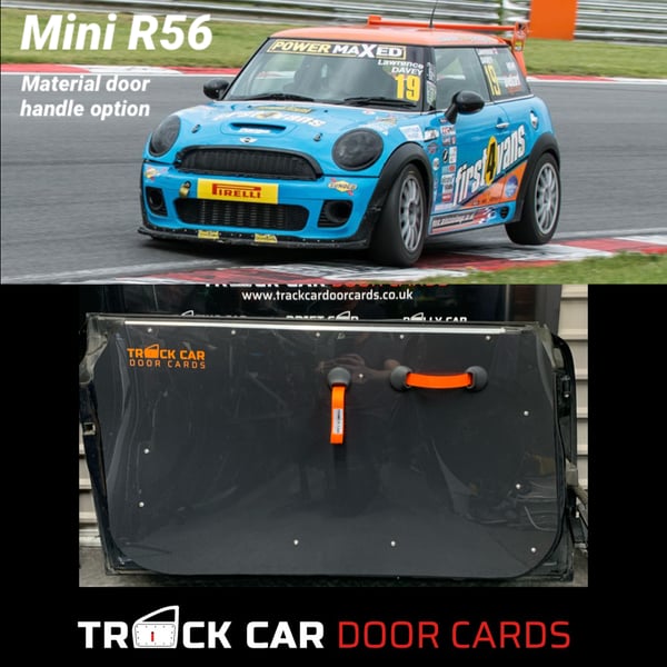 Image of Mini R56 Material handle - Track Car Door Cards