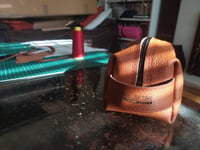 Image 5 of Handmade Leather Dopp Kit / Washbag