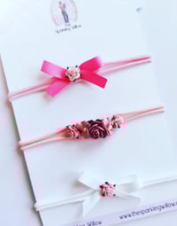 Ribbons & Floral Baby Bands 