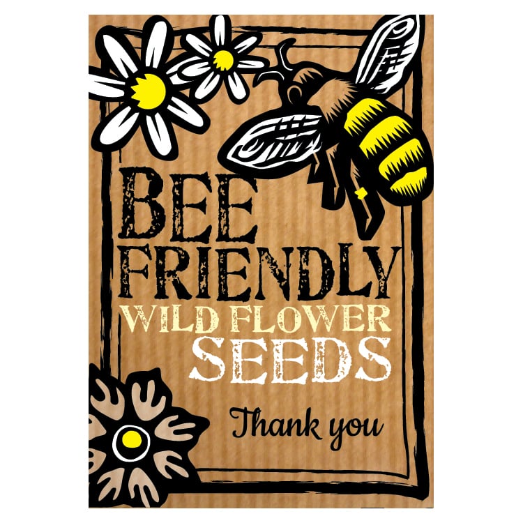 Image of Thank You Bee Friendly Wildflower Seeds (£3.00 including VAT)