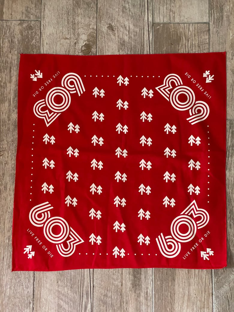 Image of Red 603 Bandana 