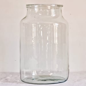 Grand vase en verre recyclé 34 cm modèle "Laurel"
