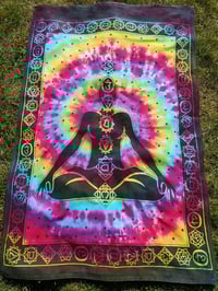 Rainbow meditation wall hanging
