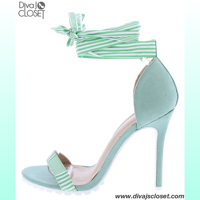 Image 3 of Mint Open-toe Heel