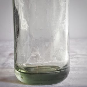 Ancienne petite bouteille à eau de seltz 23 cm