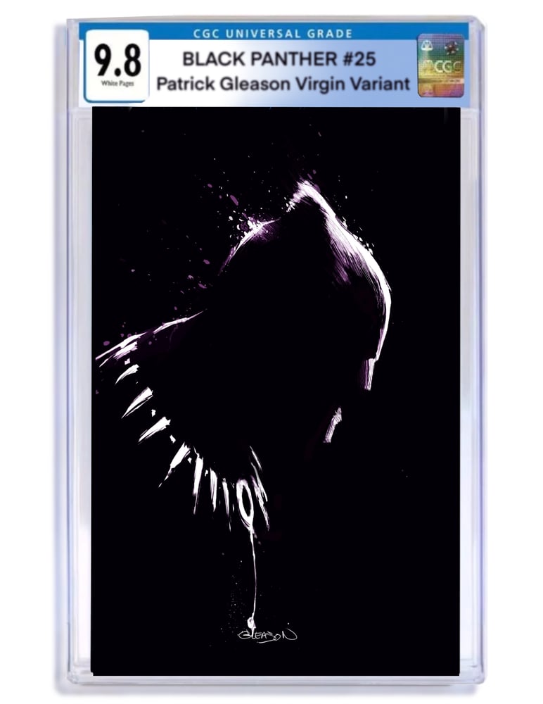 Image of BLACK PANTHER #25 FINE ART VIRGIN EXCLUSIVE - CGC 9.8